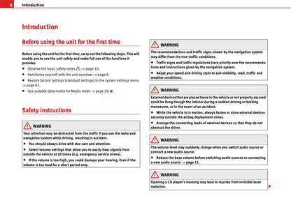 Seat Media System 2.1 Owners Manual