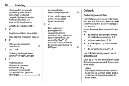Opel Crossland X Infotainment System Handleiding 2017 - 2020