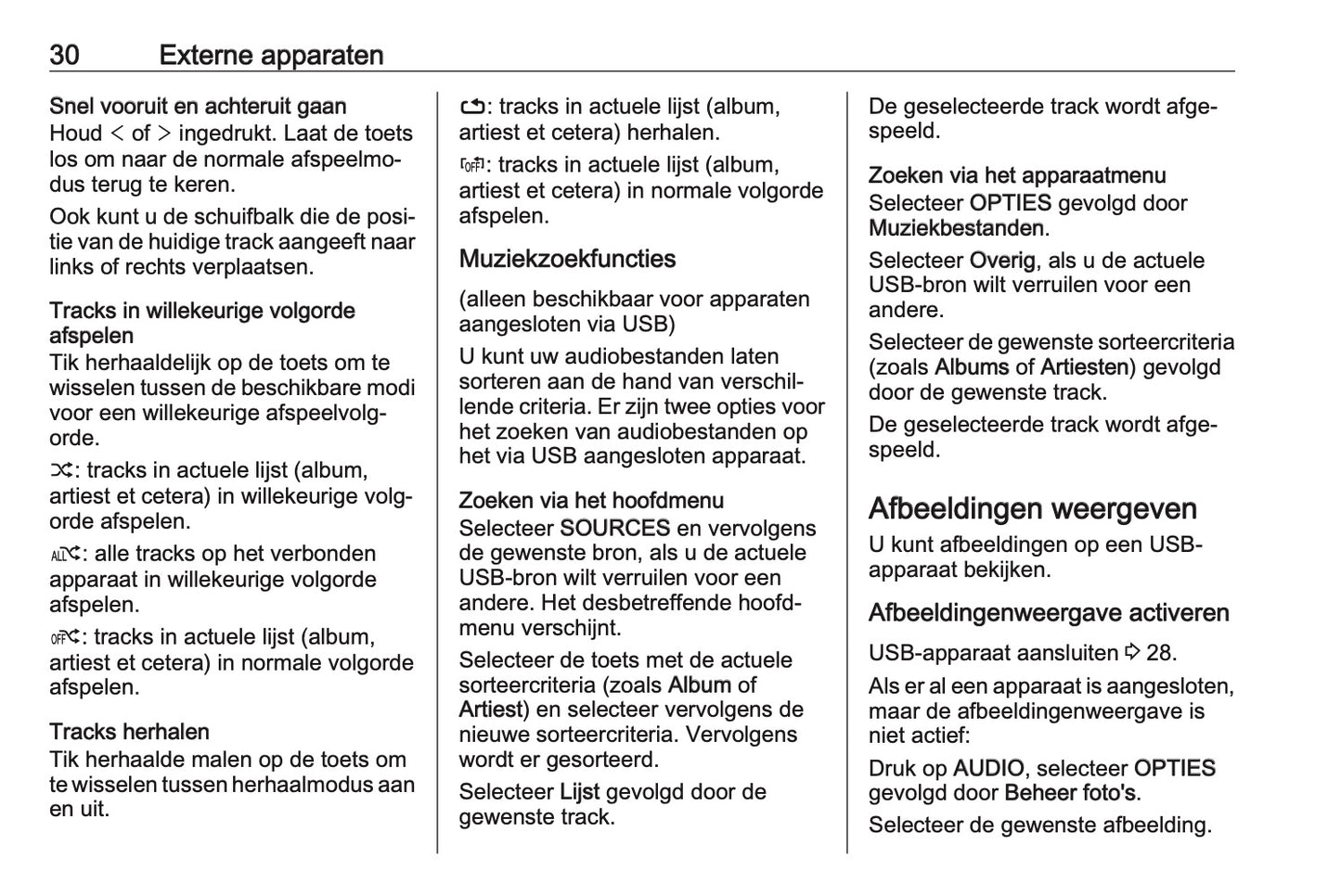 Opel Crossland X Infotainment System Handleiding 2017 - 2020