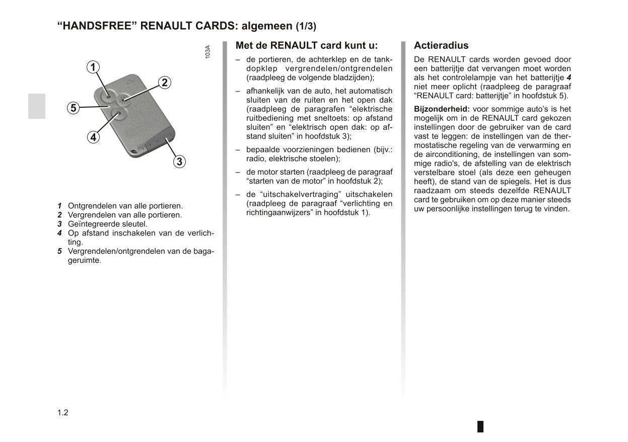 2011-2012 Renault Espace Gebruikershandleiding | Nederlands