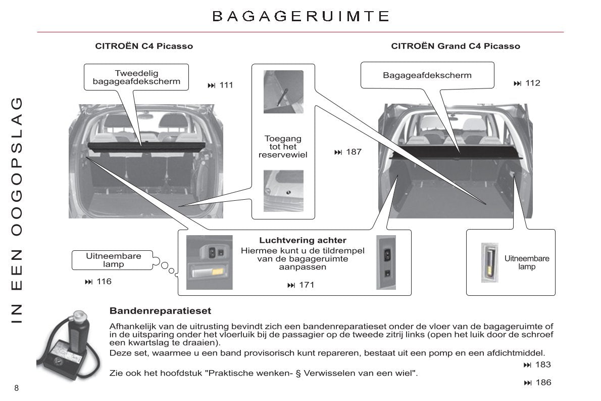 2011-2013 Citroën C4 Picasso/C4 Grand Picasso Owner's Manual | Dutch