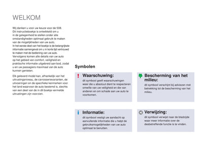 2012-2014 Peugeot 508 Gebruikershandleiding | Nederlands