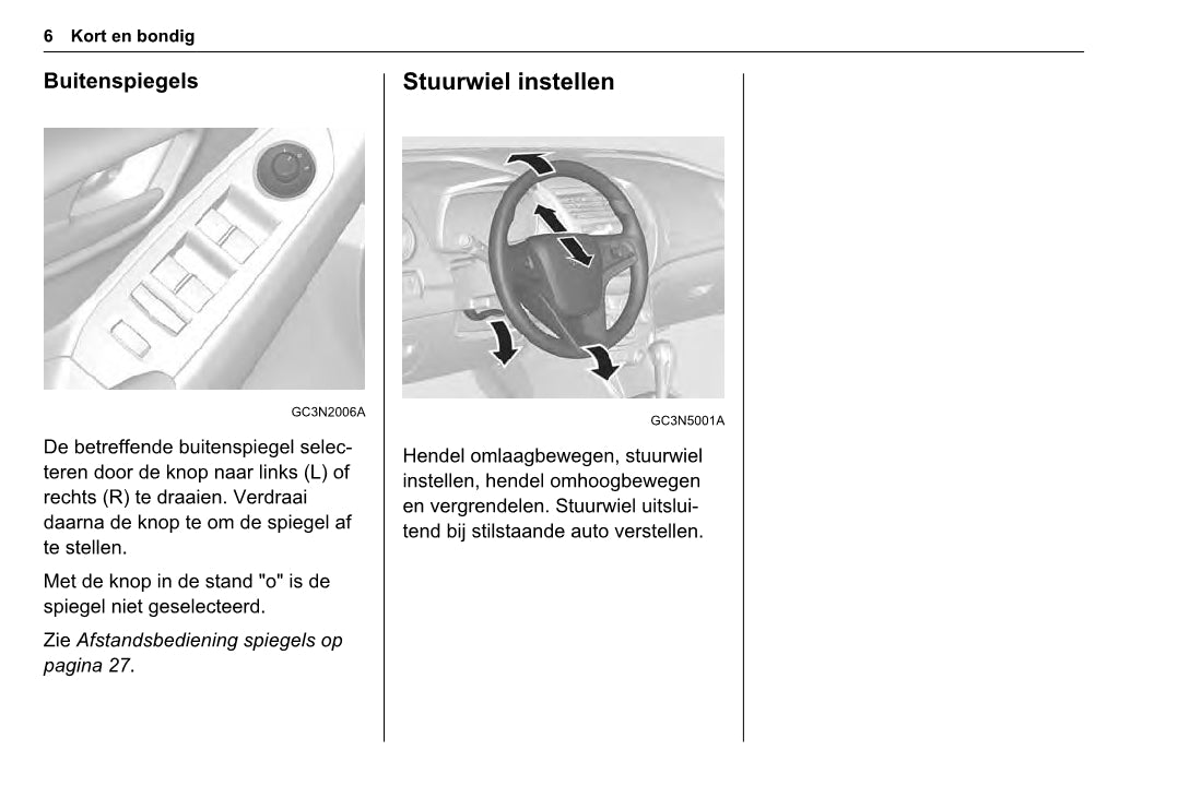 2013-2014 Chevrolet Trax Owner's Manual | Dutch