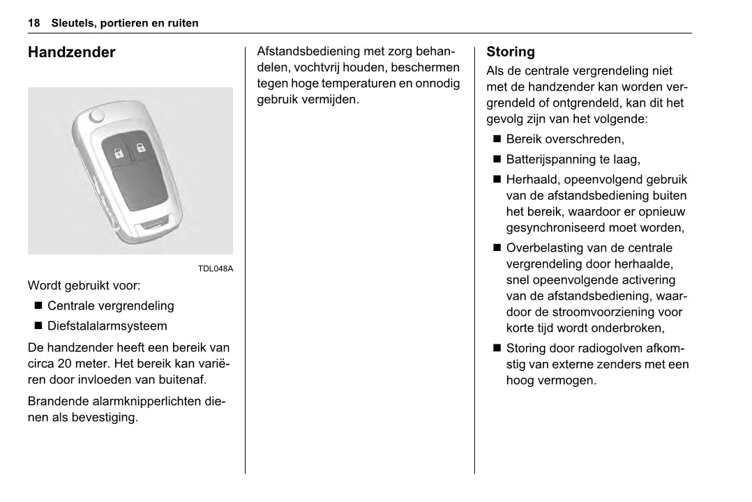 2013-2014 Chevrolet Trax Owner's Manual | Dutch