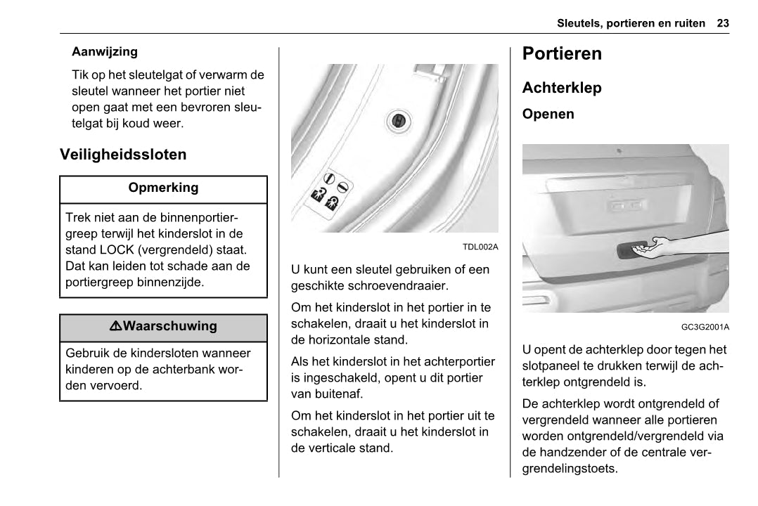 2013-2014 Chevrolet Trax Owner's Manual | Dutch