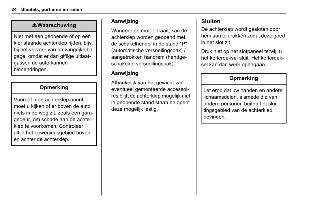 2013-2014 Chevrolet Trax Owner's Manual | Dutch