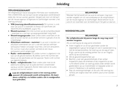 2002-2005 MG TF Owner's Manual | Dutch