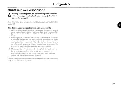 2002-2005 MG TF Owner's Manual | Dutch