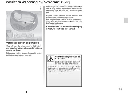 2011-2012 Renault Twingo Bedienungsanleitung | Niederländisch