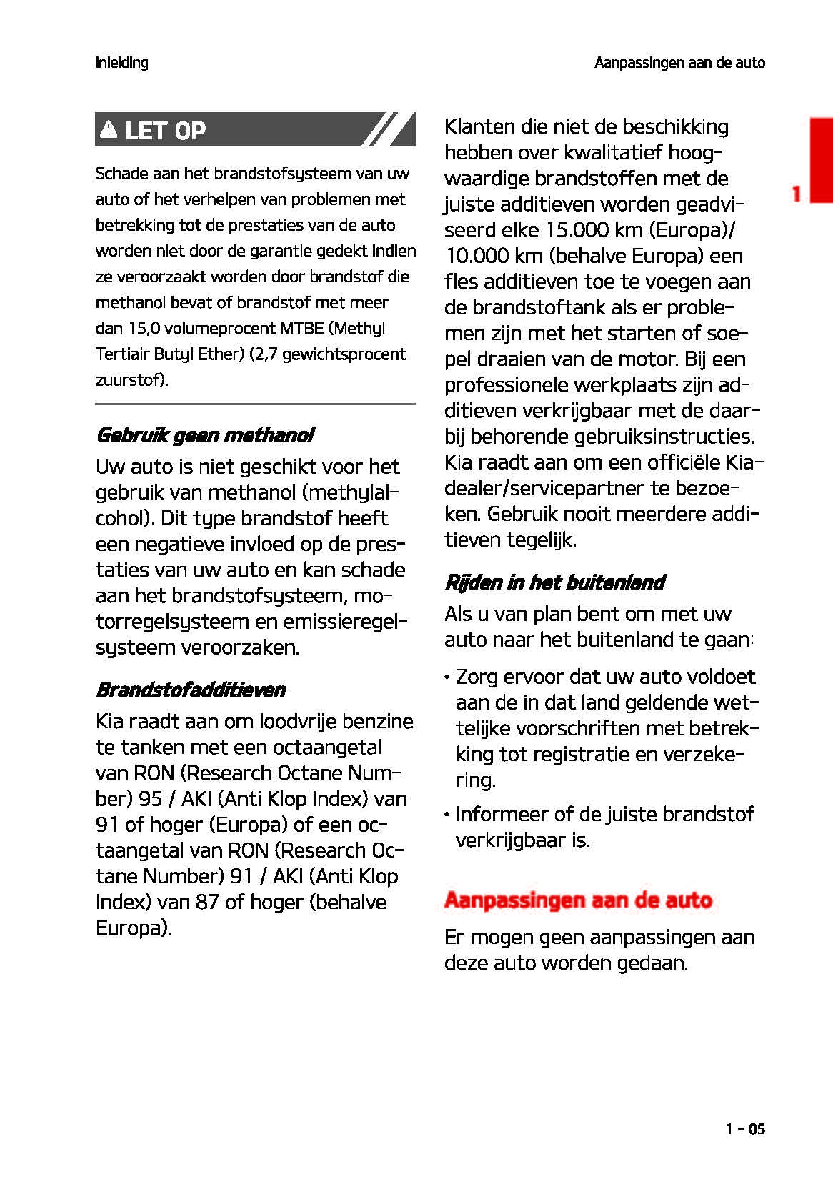 2021-2022 Kia Rio Gebruikershandleiding | Nederlands
