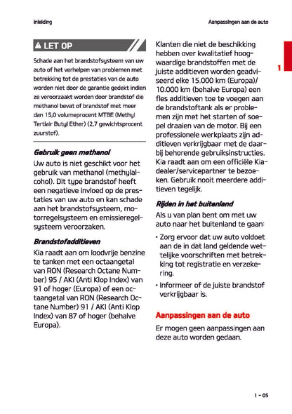2021-2022 Kia Rio Gebruikershandleiding | Nederlands