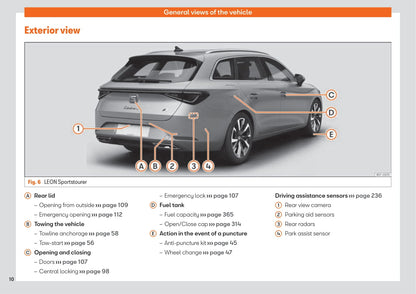 2020 Seat Leon/Leon Sportstourer Owner's Manual | English