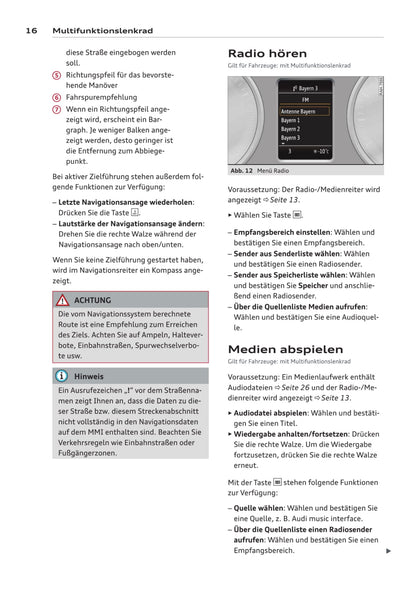 MMI navigation plus Bedienungsanleitung 2014