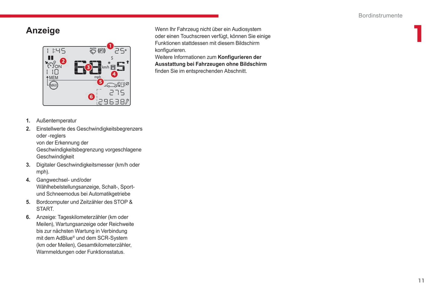 2017-2019 Citroën C3 Owner's Manual | German