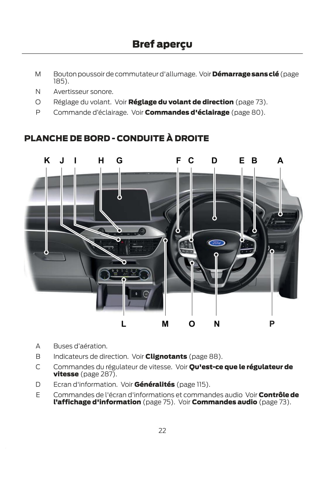 2021 Ford Kuga/Kuga Hybrid Owner's Manual | French