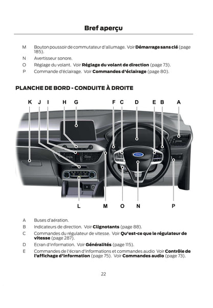 2021 Ford Kuga/Kuga Hybrid Owner's Manual | French