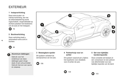 2011-2013 Peugeot RCZ Gebruikershandleiding | Nederlands