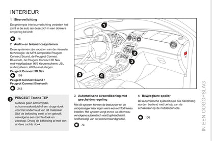 2011-2013 Peugeot RCZ Gebruikershandleiding | Nederlands