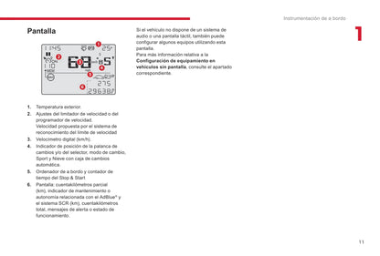 2017-2019 Citroën C3 Bedienungsanleitung | Spanisch