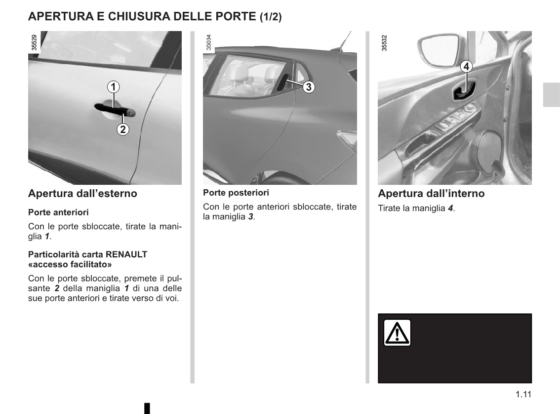 2015-2016 Renault Clio Gebruikershandleiding | Italiaans