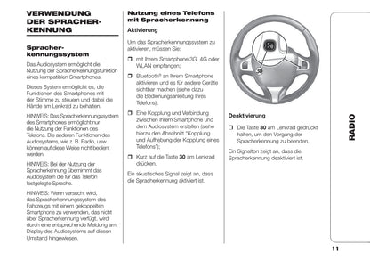 Fiat Talento navigation Bedienungsanleitung 2016 - 2022