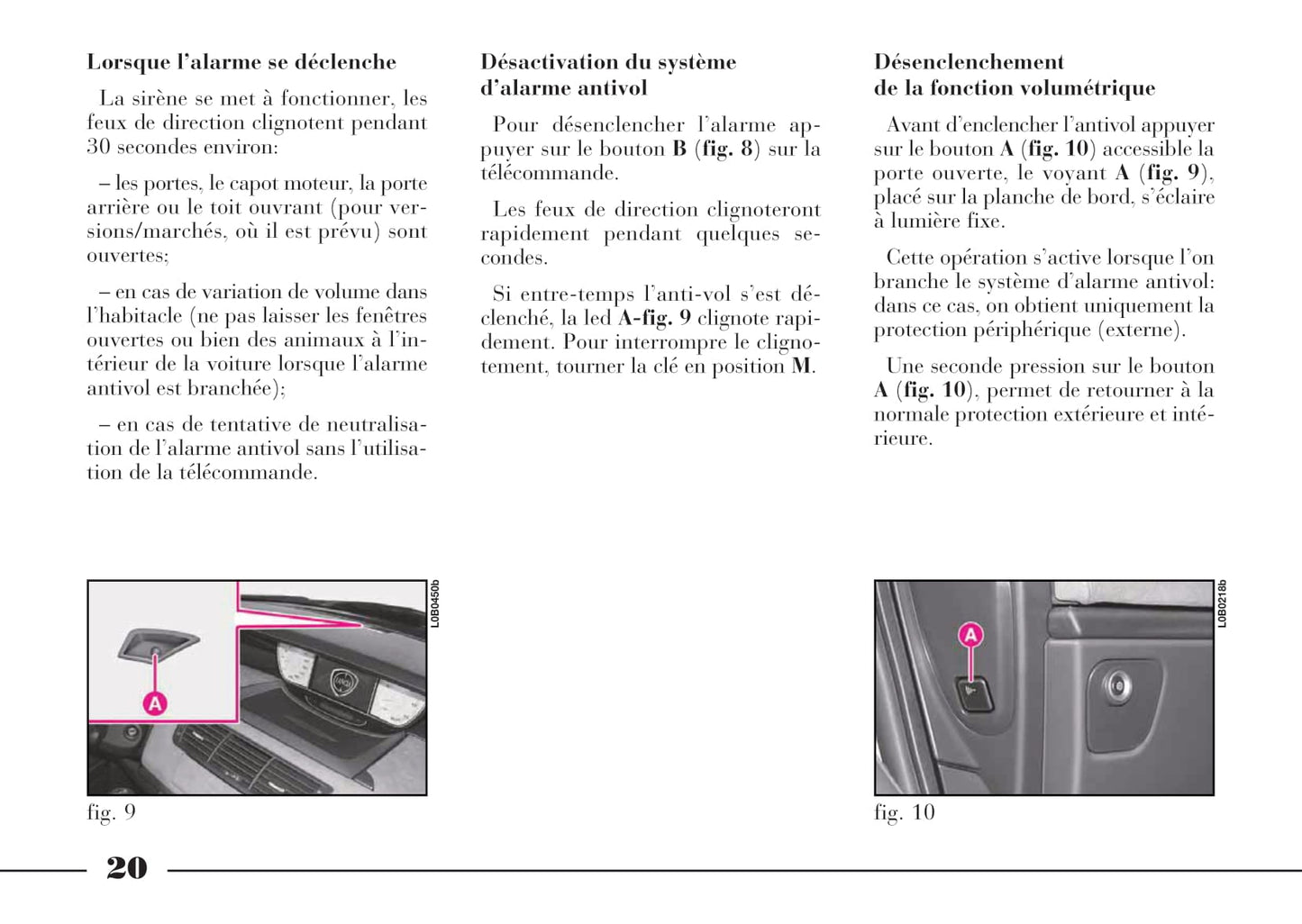 2008-2011 Lancia Phedra Gebruikershandleiding | Frans