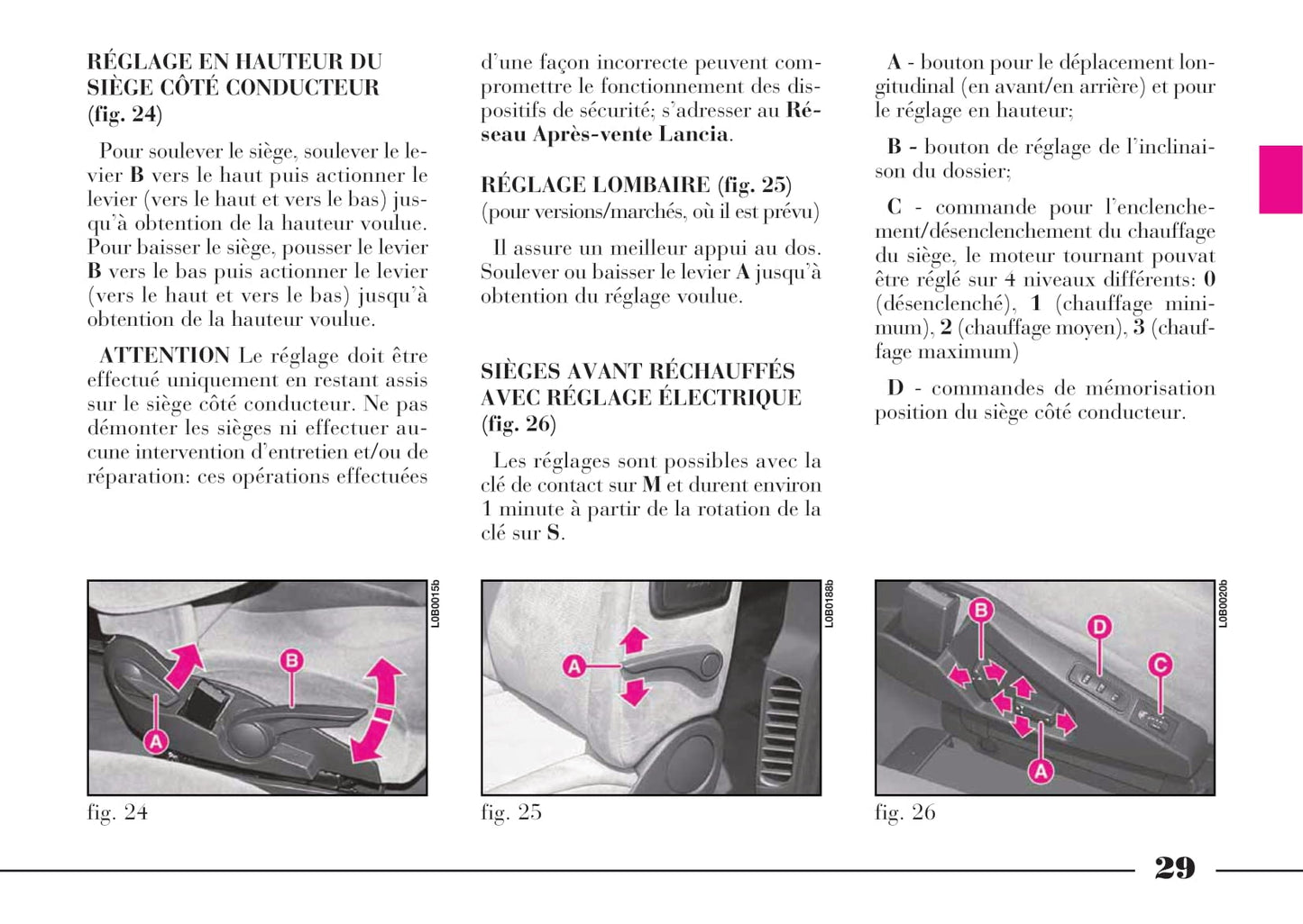 2008-2011 Lancia Phedra Gebruikershandleiding | Frans