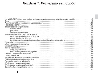 2015-2016 Renault Scénic/Grand Scénic Owner's Manual | Polish