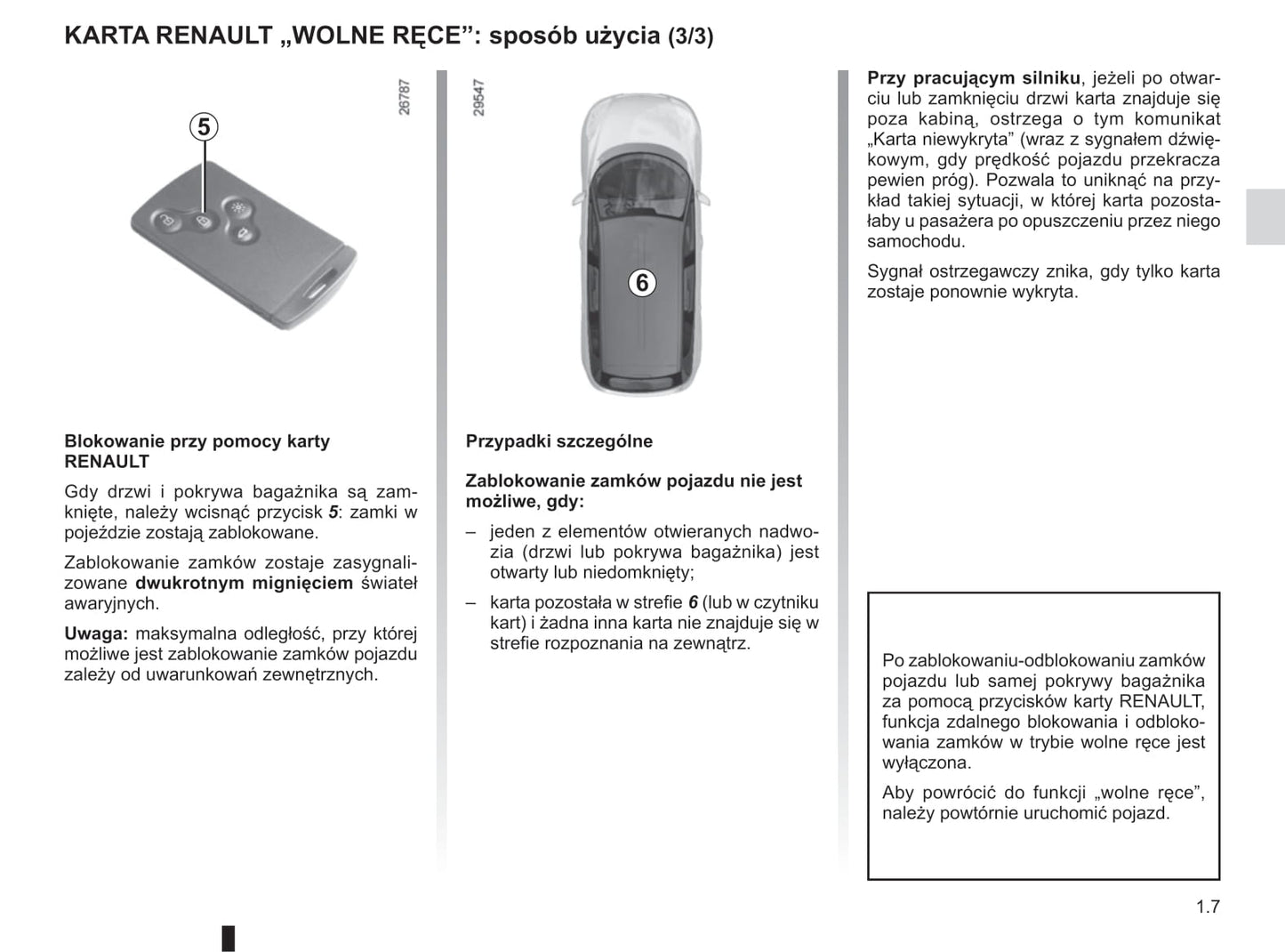 2015-2016 Renault Scénic/Grand Scénic Owner's Manual | Polish