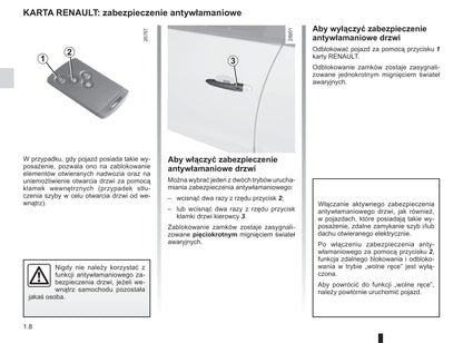 2015-2016 Renault Scénic/Grand Scénic Owner's Manual | Polish