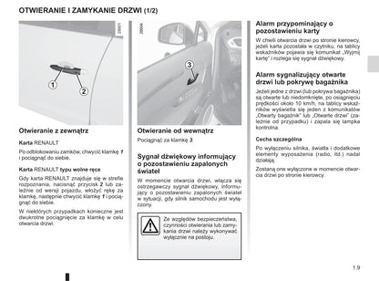 2015-2016 Renault Scénic/Grand Scénic Owner's Manual | Polish