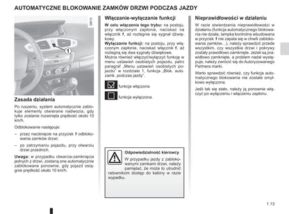 2015-2016 Renault Scénic/Grand Scénic Owner's Manual | Polish