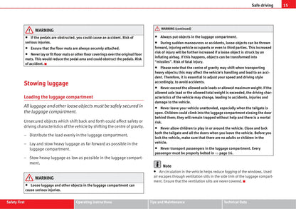 2006-2007 Seat Cordoba Owner's Manual | English