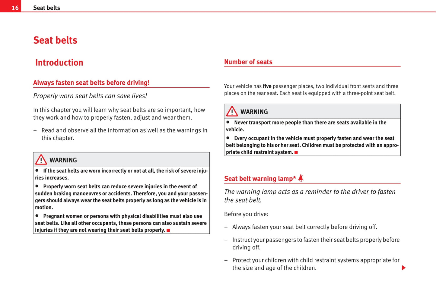 2006-2007 Seat Cordoba Owner's Manual | English