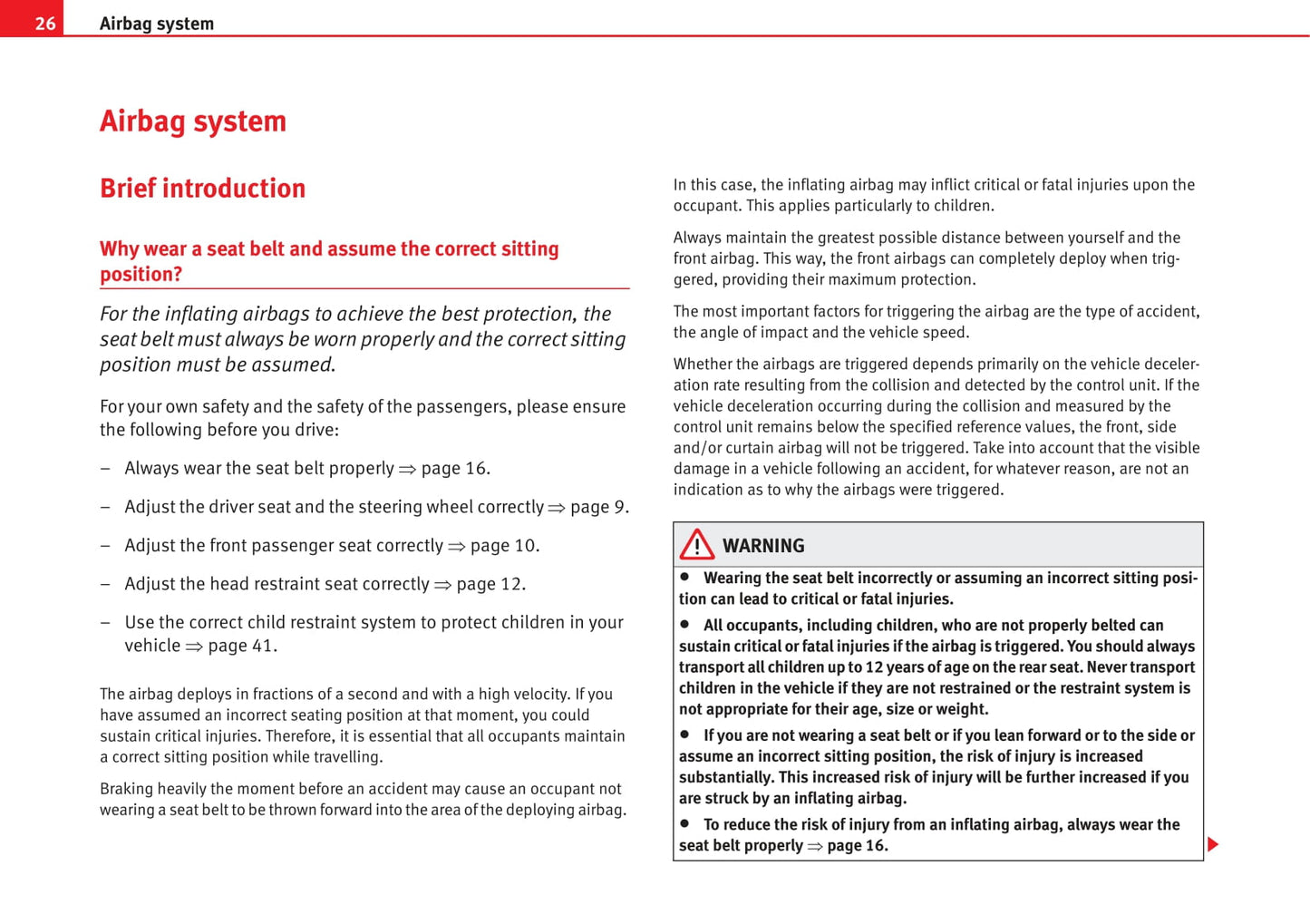 2006-2007 Seat Cordoba Owner's Manual | English