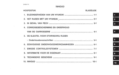 2001-2002 Hyundai Santa Fe Gebruikershandleiding | Nederlands