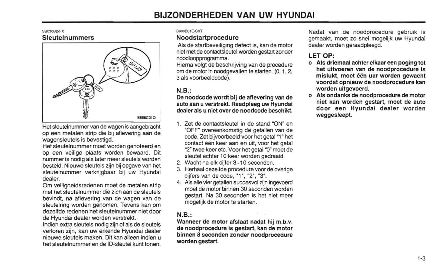 2001-2002 Hyundai Santa Fe Gebruikershandleiding | Nederlands