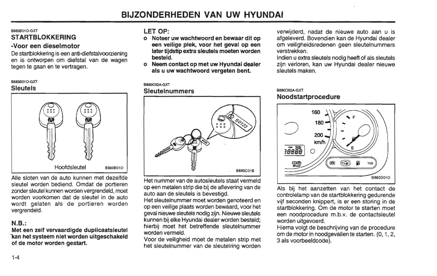 2001-2002 Hyundai Santa Fe Gebruikershandleiding | Nederlands