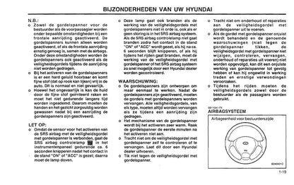 2001-2002 Hyundai Santa Fe Gebruikershandleiding | Nederlands