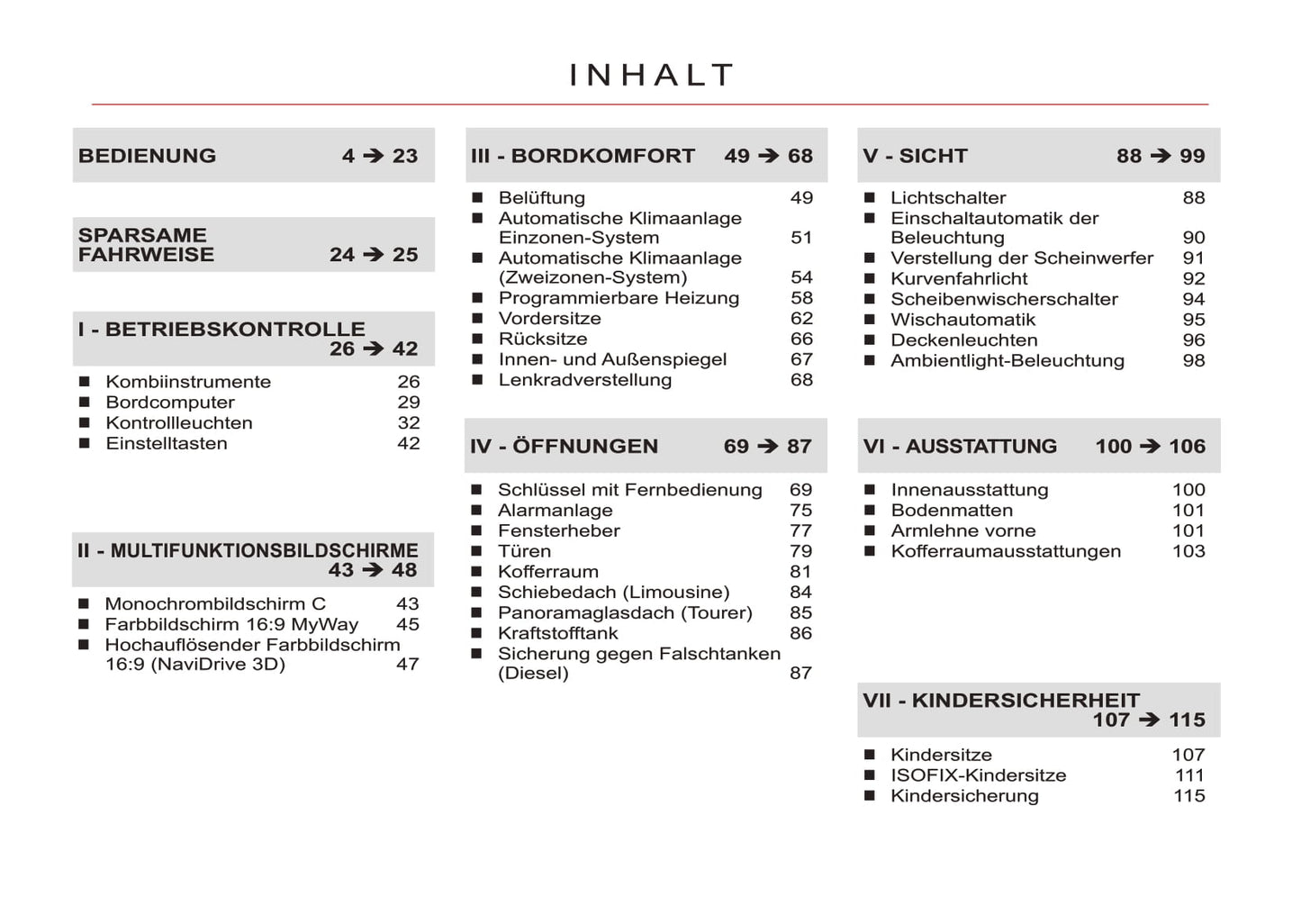 2011-2012 Citroën C5 Gebruikershandleiding | Duits