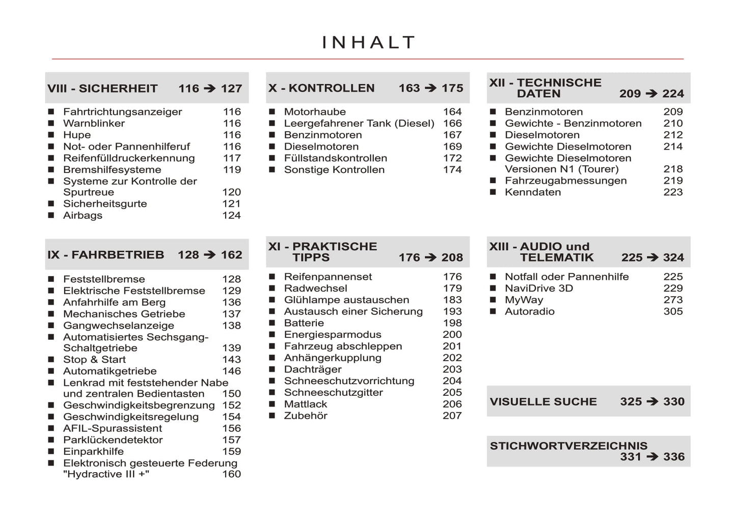 2011-2012 Citroën C5 Gebruikershandleiding | Duits