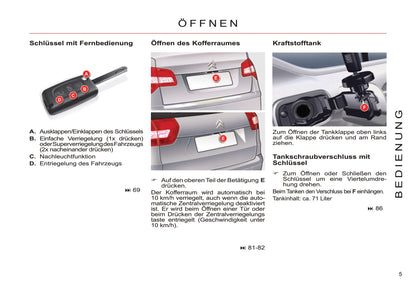 2011-2012 Citroën C5 Gebruikershandleiding | Duits