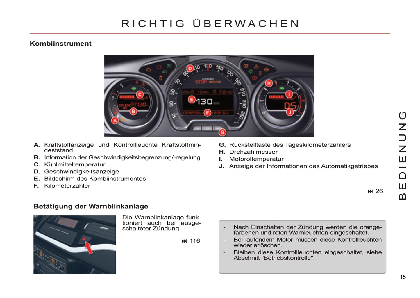 2011-2012 Citroën C5 Gebruikershandleiding | Duits