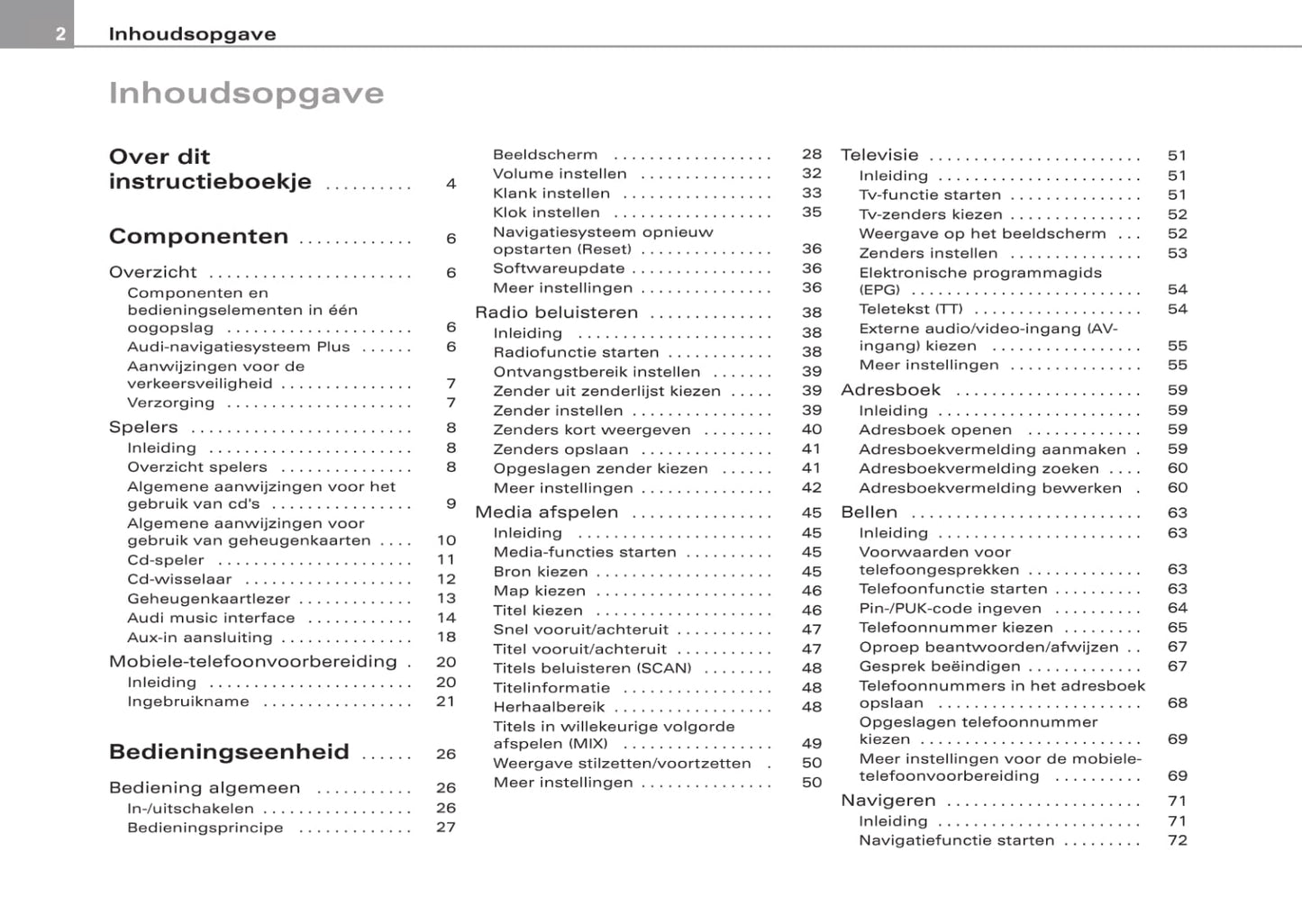 Audi Navigatiesysteem Plus RNS-E Handleiding