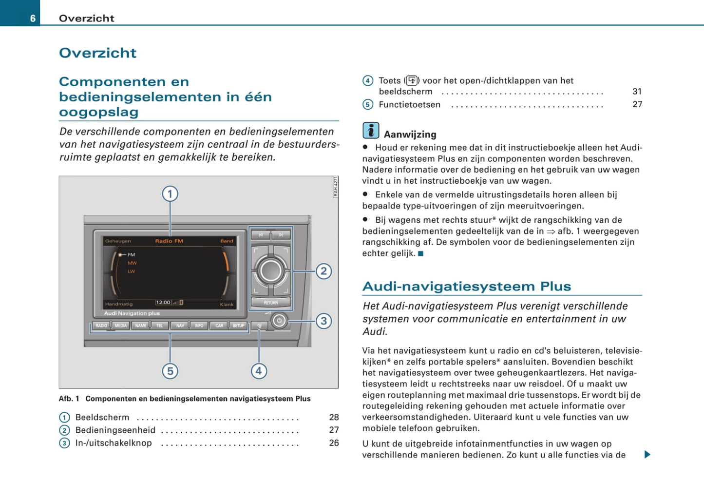 Audi Navigatiesysteem Plus RNS-E Handleiding