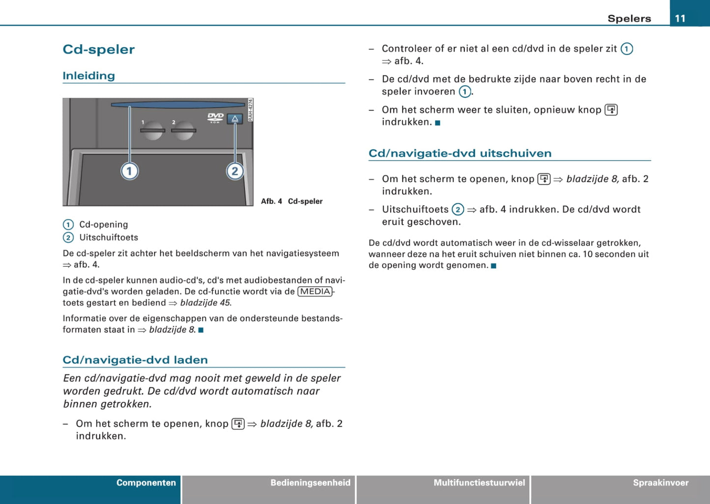 Audi Navigatiesysteem Plus RNS-E Handleiding