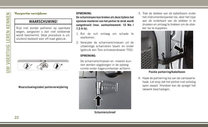 2017-2018 Jeep Wrangler Owner's Manual | Dutch