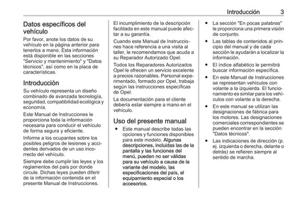 2018 Opel Vivaro Owner's Manual | Spanish