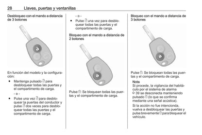 2018 Opel Vivaro Owner's Manual | Spanish