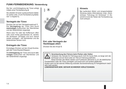 2017-2018 Renault Scénic/Grand Scénic Owner's Manual | German